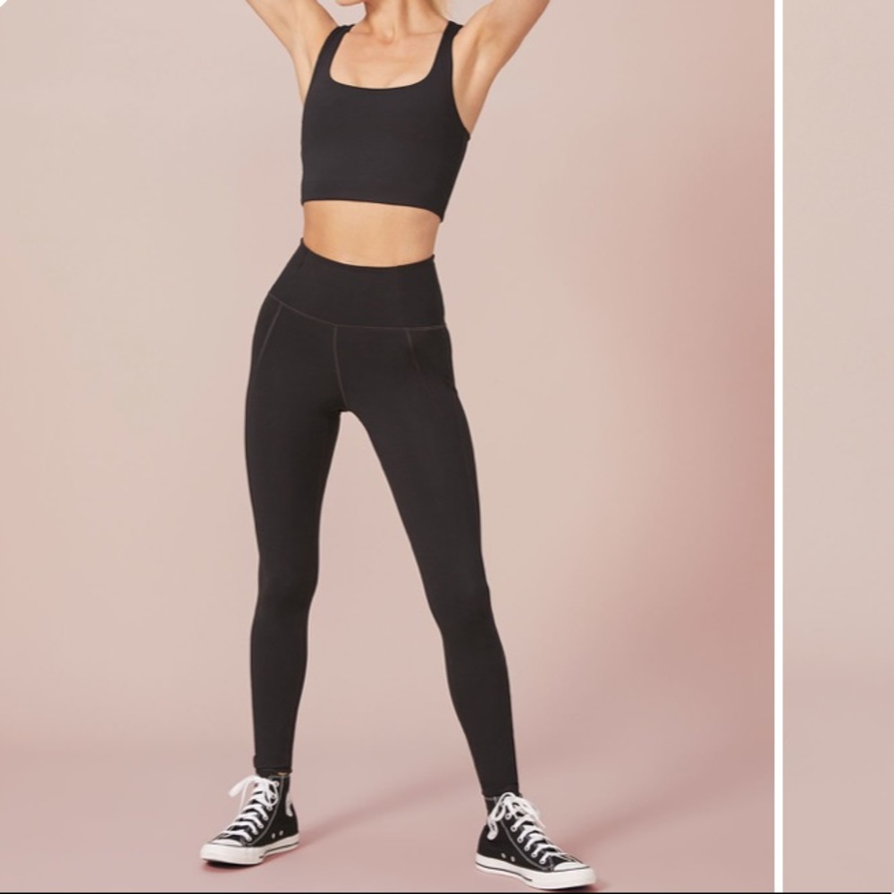 Girlfriend Collective Black High-Rise Legging